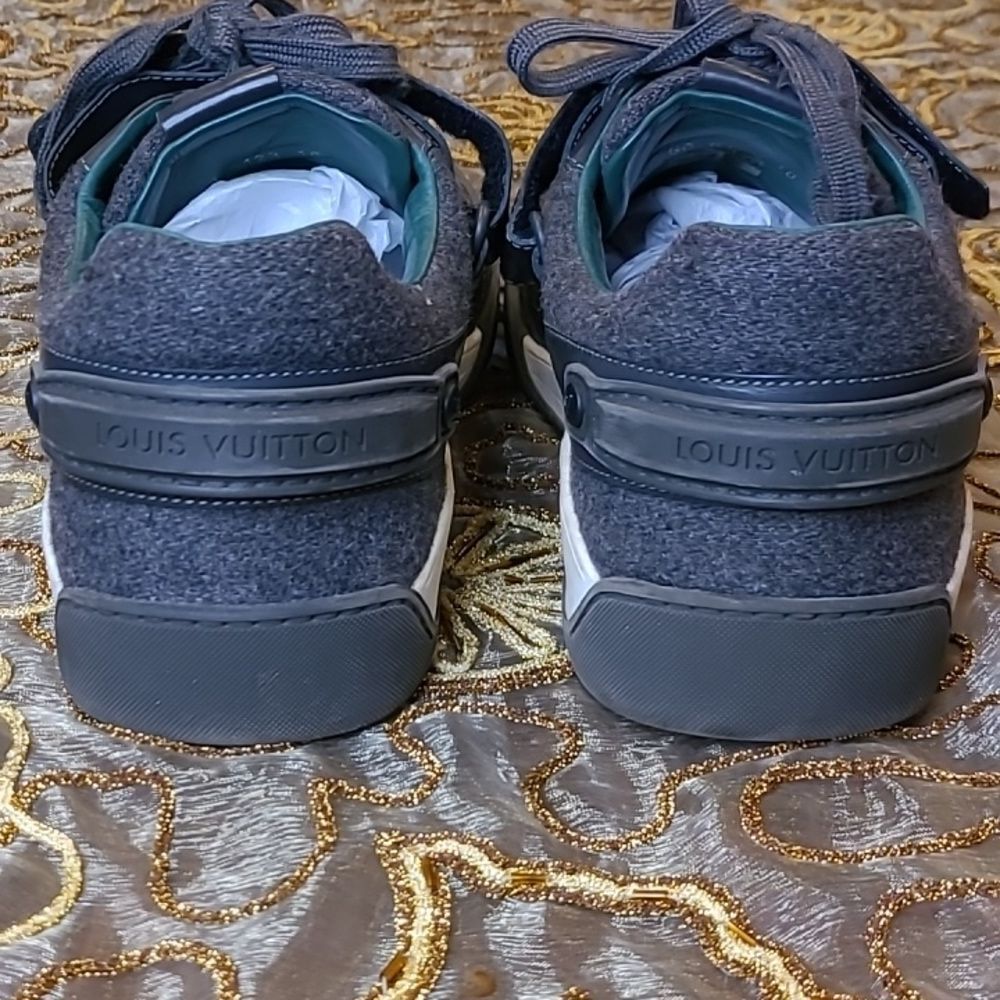 Louis Vuitton Graphite Elliptic Damier Trainers Sneakers size 10 - Picture 8 of 11